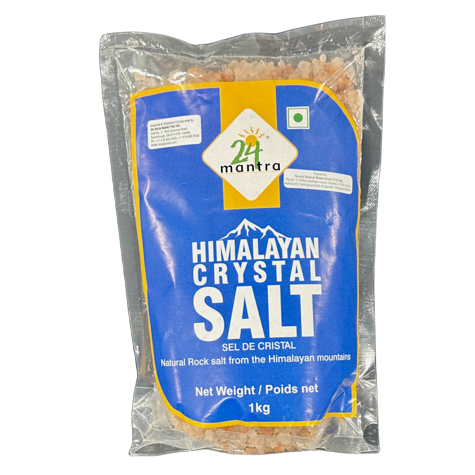 24 24 Mantra Organic Crystal Himalayan Salt 1Kg 1Kg
